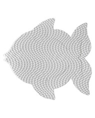 TAPPETO ANTISCIVOLO FISH 8 pz